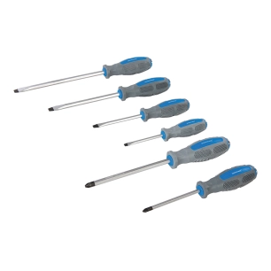 1 tournevis à frapper, 6 pcs - 6 pcs - silverline