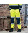 1 pantalon bicolore haute visibilité jaune/bleu marine - taille xxl - tough grit