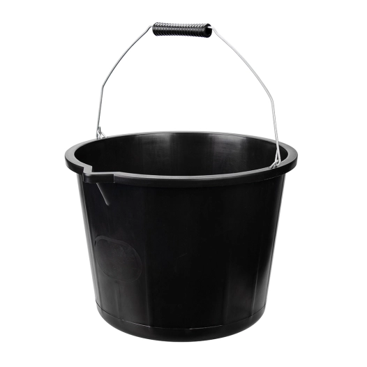 10 seau de maçon pour usage intensif - noir, 15 l - silverline