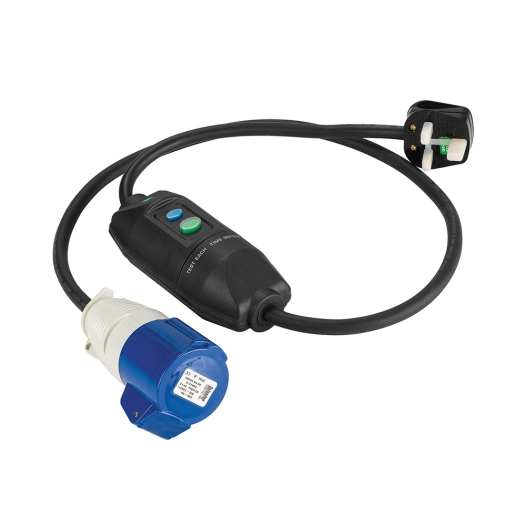 câble rcd en ligne, 1 m - 230 v - defender