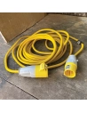 rallonge électrique arctic jaune, 2,5 mm², 16 a, 10 m - 110 v - defender