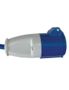 rallonge électrique bleue, 2,5 mm², 16 a, 14 m - 230 v - defender