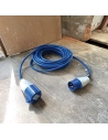rallonge électrique bleue, 2,5 mm², 16 a, 14 m - 230 v - defender