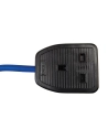 rallonge électrique bleue, 1,5 mm², 13 a, 10 m - 230 v - defender