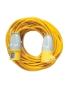 rallonge électrique jaune, 1,5 mm², 16 a, 25 m - 110 v - defender