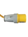 rallonge électrique jaune, 1,5 mm², 16 a, 25 m - 110 v - defender