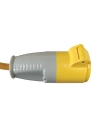 rallonge électrique jaune, 2,5 mm², 16 a, 25 m - 110 v - defender