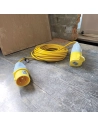 rallonge électrique jaune, 2,5 mm², 32 a, 14 m - 110 v - defender