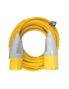 rallonge électrique jaune, 4 mm², 32 a, 14 m - 110 v - defender