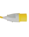rallonge électrique jaune, 4 mm², 32 a, 14 m - 110 v - defender