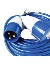 1 rallonge électrique arctic bleue, 2,5 mm², 32 a, 25 m - 230 v - defender