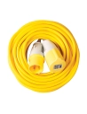 rallonge électrique jaune, 4 mm², 32 a, 25 m - 110 v - defender