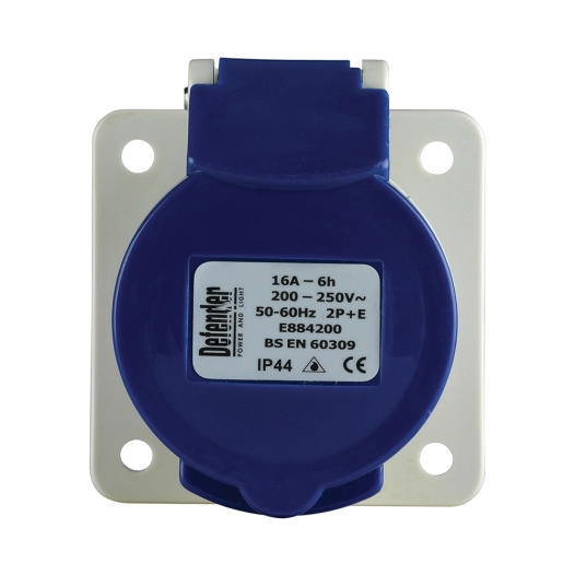 10 prise murale, 230 v - 16 a - defender