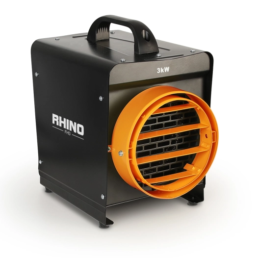 1 radiateur soufflant fh3, 2,8 kw - 230 v - rhino