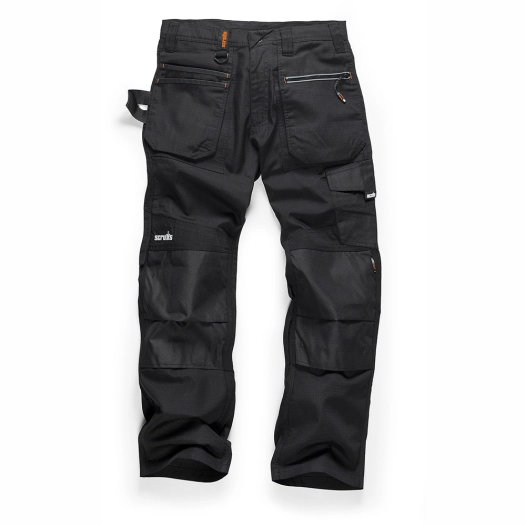 1 pantalon de travail noir ripstop trade - taille 40 l - scruffs