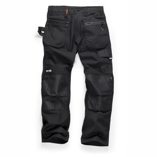 1 pantalon de travail noir ripstop trade - taille 40 l - scruffs