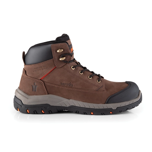 chaussures de sécurité solleret, marron - pointure 46 (11) - scruffs