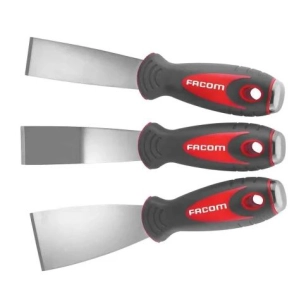 jeu de 3 grattoirs inox