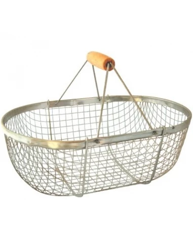 Panier galvanisé de ramassage vg 15 l 42 x 28 x 28