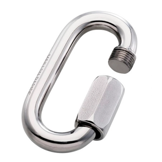 maillon rapide po d.4 mm zing