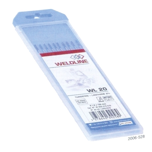 electrode tungstene lanthane2%