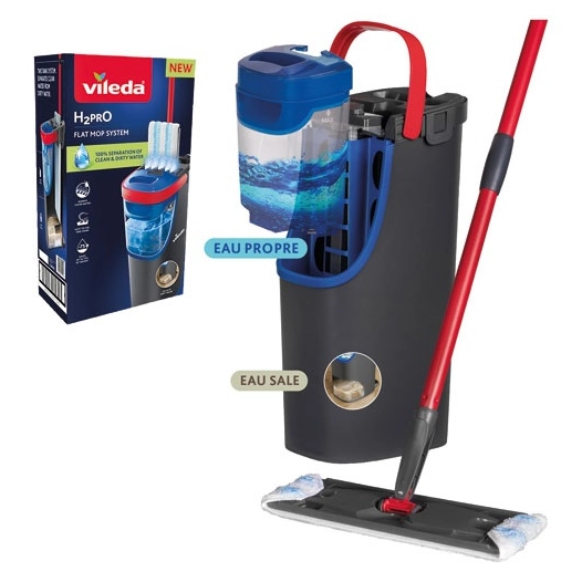 kit lave sol h2pro flat mop - fhp vileda