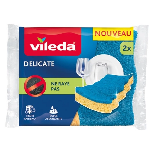 eponges delicate x2 - fhp vileda