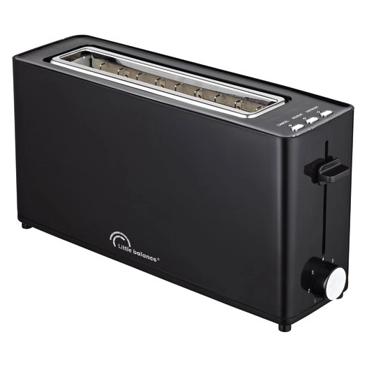 grille pain happy toast noir 900w 1f thermostat - little balance