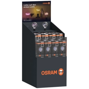 prã©sentoir lampes ã  poser avec ampoules ã  messages x 40 - osram