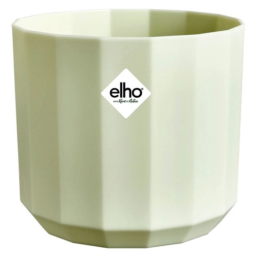 pot facet rond d.17 cm vert thã© - elho bv