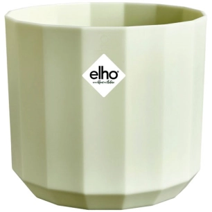 pot facet rond d.17 cm vert thã© - elho bv