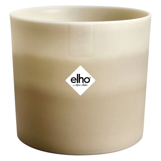 pot colour gradient rond d.14 cm beige grã©s - elho bv