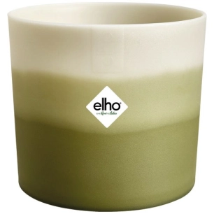 pot colour gradient rond d.14 cm vert bambou - elho bv