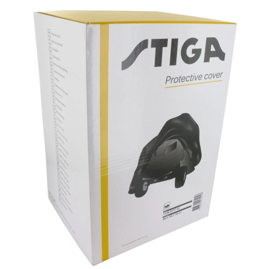 housse pour autoportée stiga. dimensions: 250 x 125 x 130 cm. origine 1134-9177-01, 1134917701.
