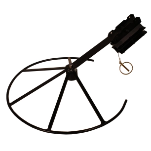 carter de protection ø 445 mm, convient pour une utilisation avec une tête fil nylon sur débroussailleuse à dos. protège les arb