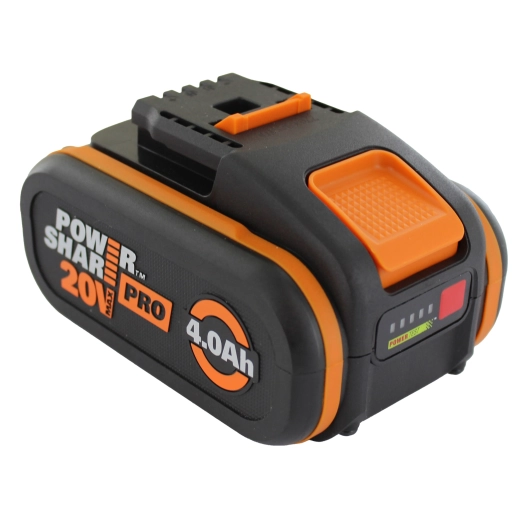 batterie pack(li-ion,4ah,20v) pour robots tondeuses worx, pour modèles: wg737e, we142e, wr208e, wr216e. origine: 50049408, wa301