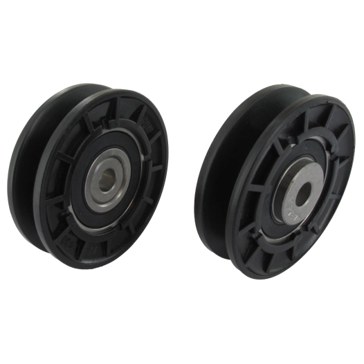 poulie à gorge en v sur roulement adaptable husqvarna sur modèles r111b5, r112c5, r13c5, rider 11 bio, rider 11 bioclip, rider 1