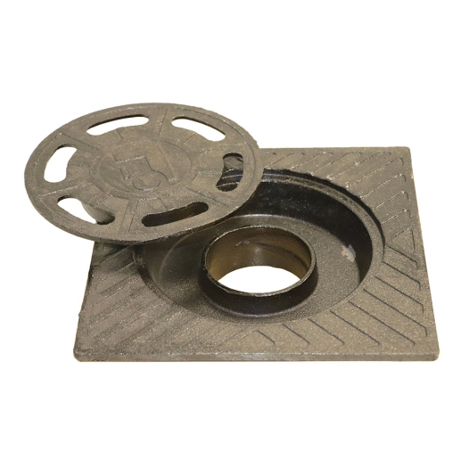 drain de terrasse en fonte 25 x 25 cm
