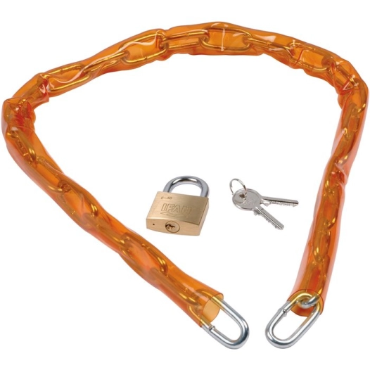chaine 6mmx100cm + cadenas e40