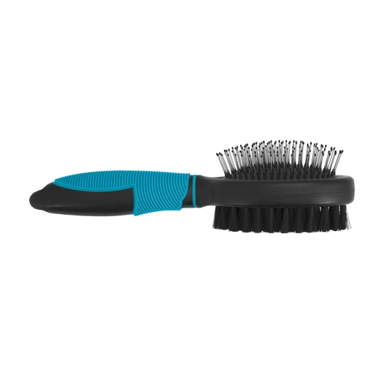 brosse double petite, nylon-métal, dog barber