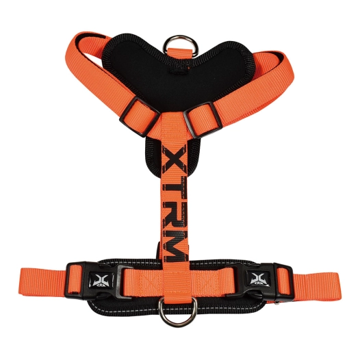harnais x-trm cronos neon flash orange, t-m 20 mm x 46-75 cm
