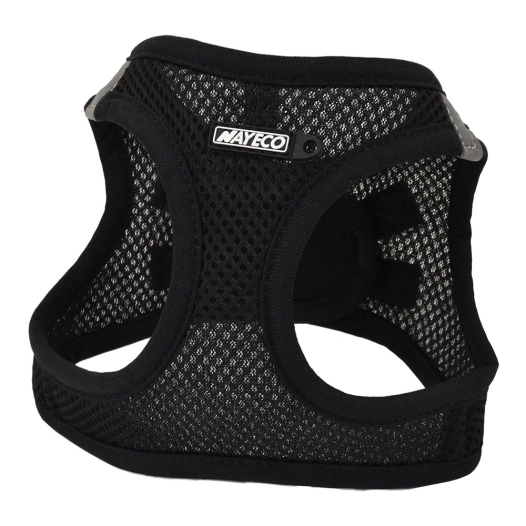 harnais noir respirant xxs 30-35 cm