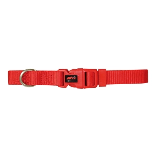 collier basic rouge 15 mm x 33-40 cm