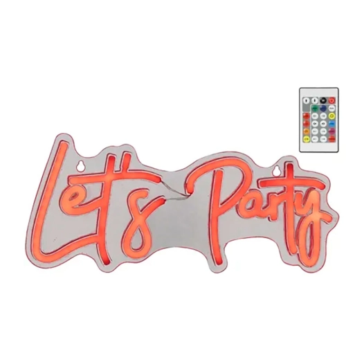 lumière néon led décorative fêtons