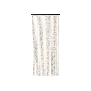 rideau en bambou marron, dimensions 90 x 200 cm
