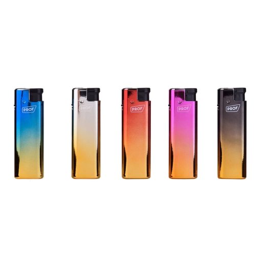 briquet électronique, boîtier en métal anodisé, couleurs assorties euro/u