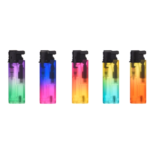 briquet électronique à spray gradient, couleurs assorties euro/u