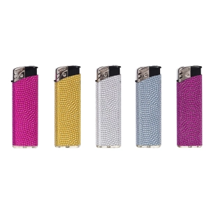 briquet électronique brillant, couleurs assorties euro/u