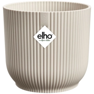 pot vibes fold d.18 cm blanc lin - elho bv