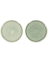 4 assiette plate 21,5cm vert cameo - fine dining living